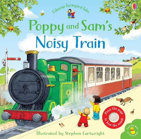 9781474962568 Usborne Poppy and Sam's Noisy Train Book [0]