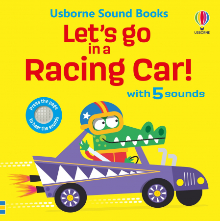 Mijloace de transport - 9781835403464 Usborne Let's go in a Racing Car!