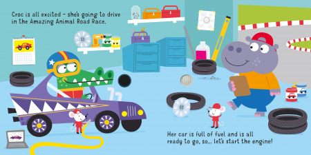 9781835403464 Usborne Let's go in a Racing Car! [1]