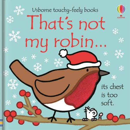 Carti senzoriale pentru bebe - 9781474980487 Usborne That's not my robin