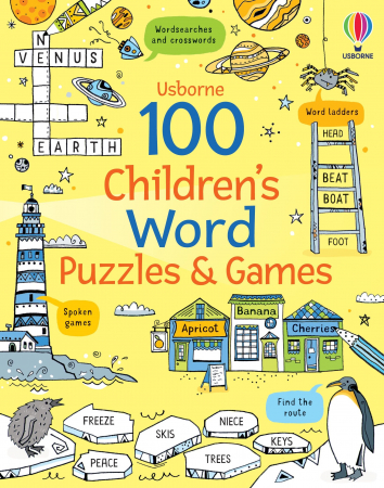 Activitati Usborne - 9781801315821 Usborne 100 Children's Word Puzzles and Games