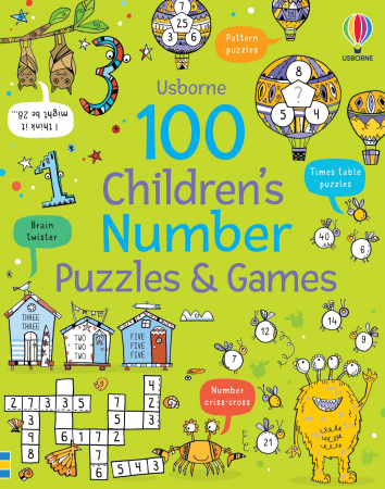 Activitati Usborne - 9781805313069 Usborne 100 Children's Number Puzzles and Games
