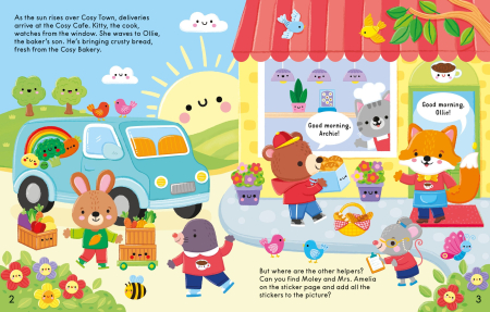 9781836047889 Usborne The Cosy Cafe Sticker Book [4]