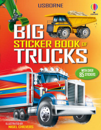 Activitati Usborne - 9781805077350 Usborne Big Sticker Book of Trucks