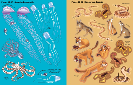 9781805076803 Usborne Big Sticker Book Deadly Animals [5]