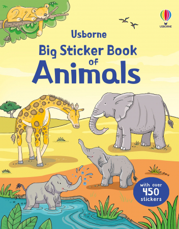 TEME populare - 9781836041146 Usborne Big Sticker Book of Animals