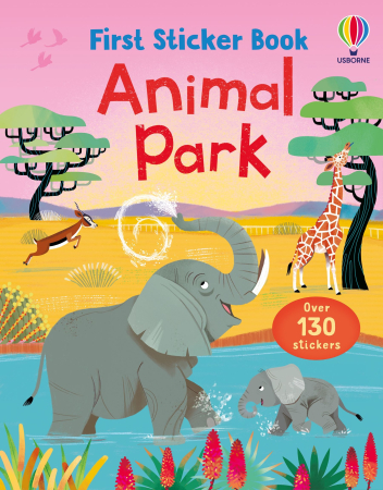 Stickers - 9781836041580 Usborne First Sticker Book Animal Park