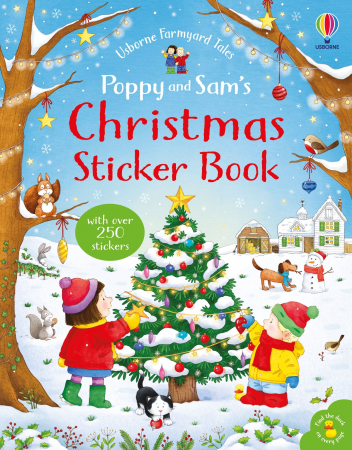 Poppy si Sam - 9781805314615 Usborne Poppy and Sam's Christmas Sticker Book