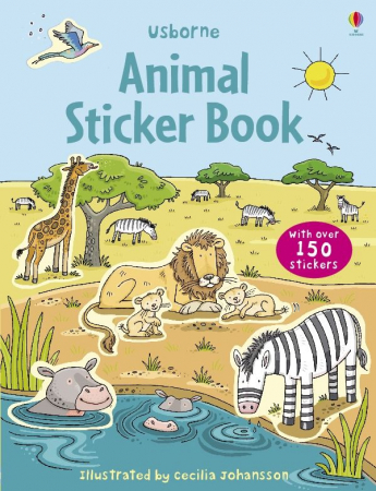 Stickers - 9780746098974 Usborne First Sticker Book Animals