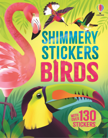 Stickers - 9781836042464 Usborne Shimmery Stickers Birds