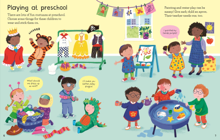 9781836041597 Usborne First Sticker Book Getting Dressed [2]