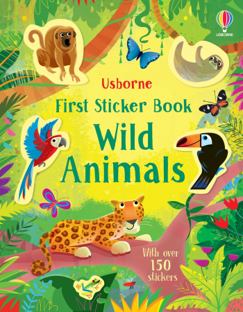 Stickers - 9781474998949 Usborne First Sticker Book Wild Animals