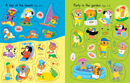9781805075486 Usborne First Sticker Book Summer [5]