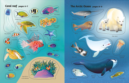 9781805077183 Usborne First Sticker Book Ocean [5]