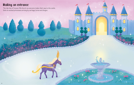 9781836042280 Usborne First Sticker Book Sparkly Princesses [2]