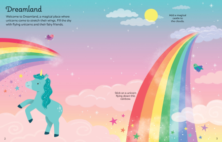9781836042976 Usborne Big Sparkly Unicorns Sticker Book [3]