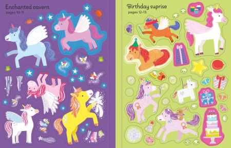 9781836042976 Usborne Big Sparkly Unicorns Sticker Book [5]