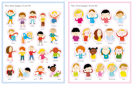 9781409534952 Usborne First Sticker Book Your Body [5]