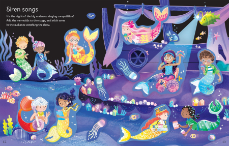9781836042945 Usborne First Sticker Book Mermaids [4]