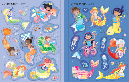 9781836042945 Usborne First Sticker Book Mermaids [5]