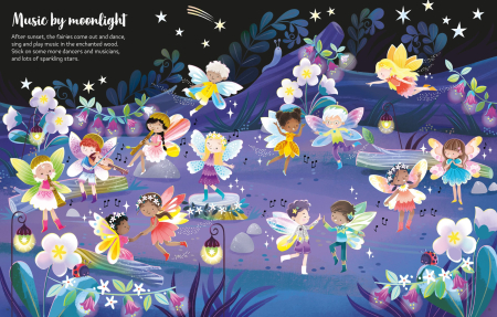 9781805077374 Usborne First Sticker Book Sparkly Fairies [4]