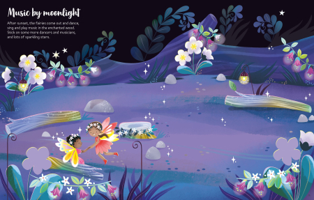 9781805077374 Usborne First Sticker Book Sparkly Fairies [3]