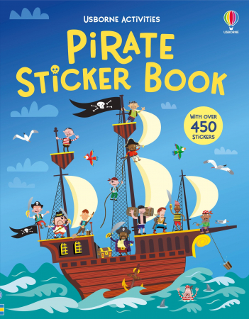 TEME populare - 9781836041108 Usborne Pirate Sticker Book