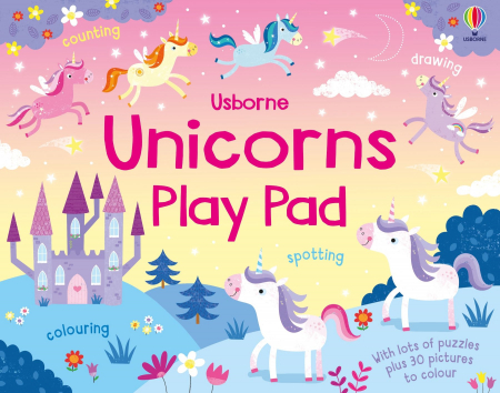 Unicorni - 9781474985246 Usborne Unicorns Play Pad