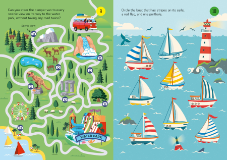 9781836042518 Usborne Lots of Summer Holiday Puzzles [1]