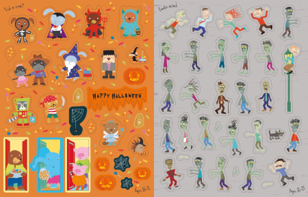 9781801313650 Usborne Halloween Sticker Book [4]