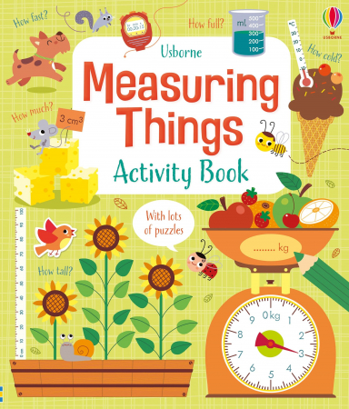 Activitati matematice - 9781474995412 Usborne Measuring Things Activity Book