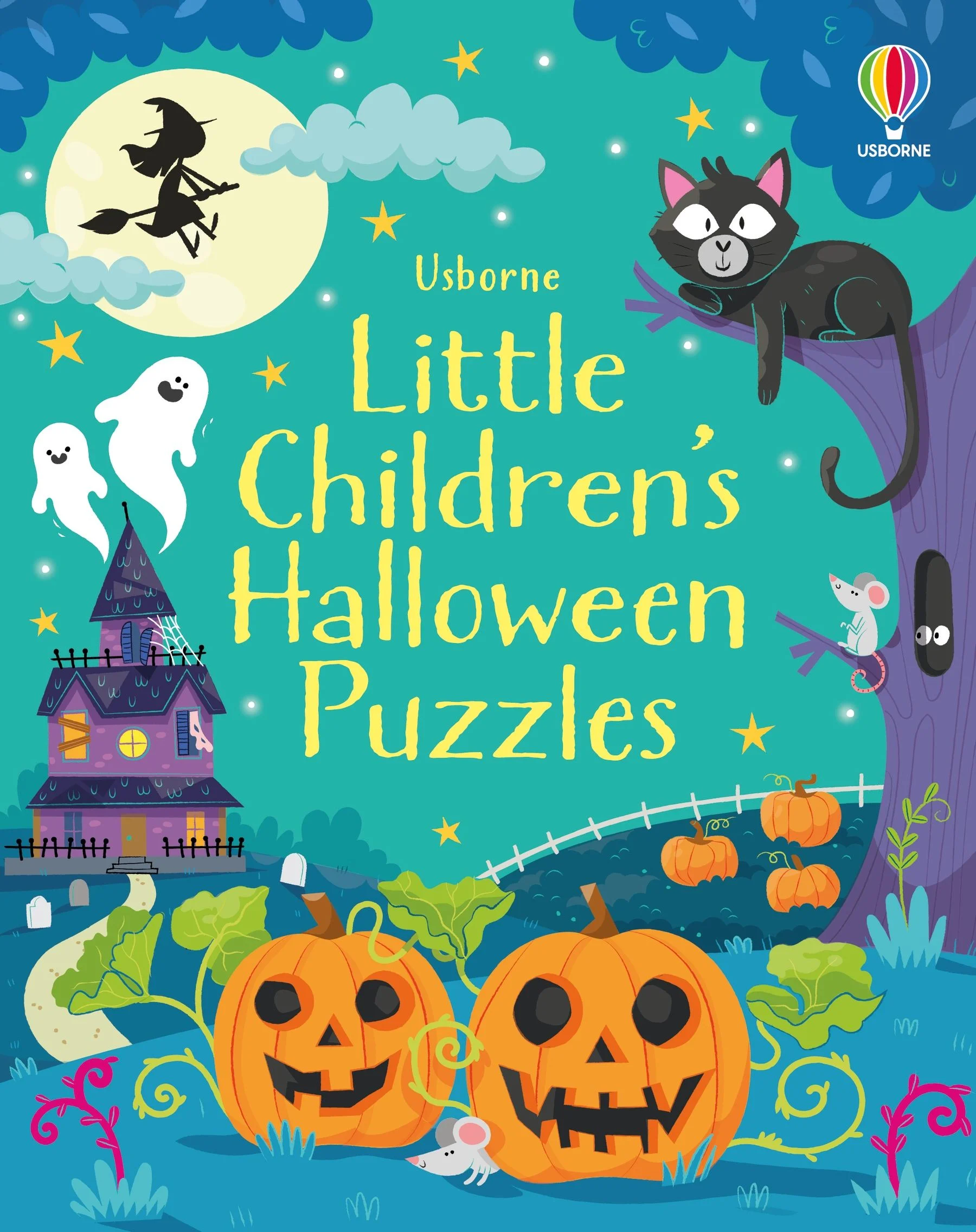 Carti de activitati - 9781803700823 Usborne Little Children's Halloween Puzzles