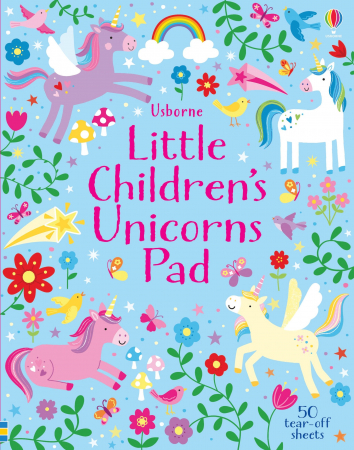 Unicorni - 9781474969208 Usborne Little Children's Unicorns Pad