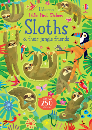 TEME populare - 9781474971355 Usborne Little First Stickers Sloths