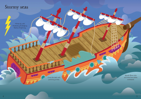 9781474960342 Usborne Little First Stickers Pirates [3]