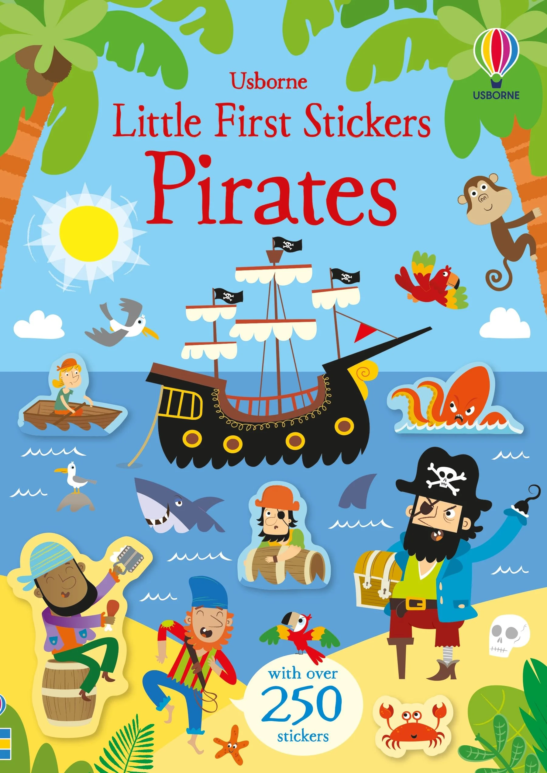 TEME populare - 9781474960342 Usborne Little First Stickers Pirates