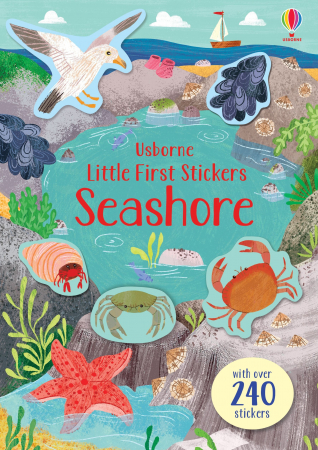 Vietuitoare marine, mari, oceane - 9781474968225 Usborne Little First Stickers Seashore