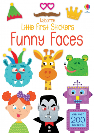 Pasari - 9781474968232 Usborne Little First Stickers Funny Faces