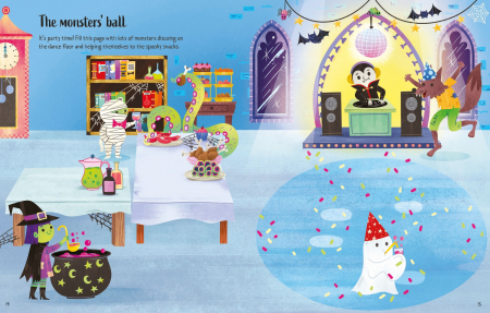 9781805070856 Usborne First Sticker Book Halloween [5]
