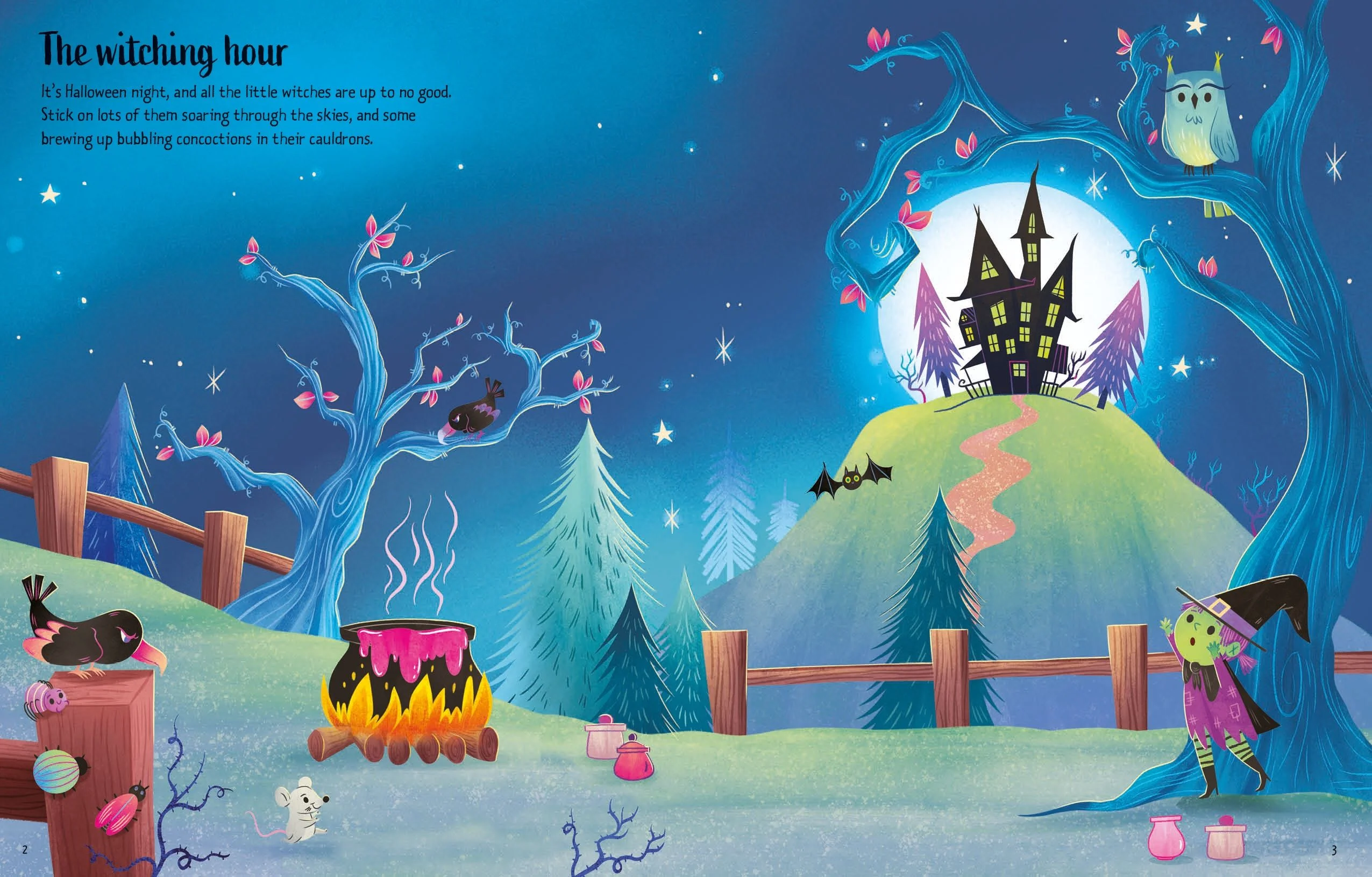 9781805070856 Usborne First Sticker Book Halloween [3]