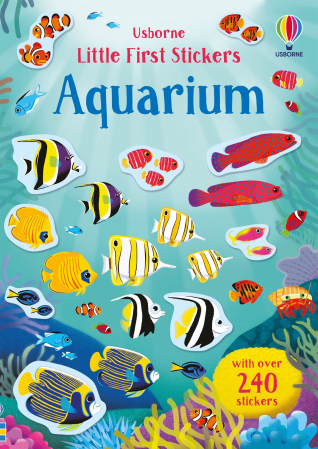 Vietuitoare marine, mari, oceane - 9781474950985 Usborne Little First Stickers Aquarium