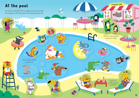 9781474985888 Usborne Little First Stickers Holiday [4]