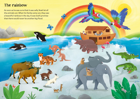 9781836041504 Usborne Little First Stickers Noah's Ark [1]