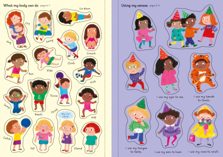 9781835409565 Usborne Little First Stickers My Body [5]