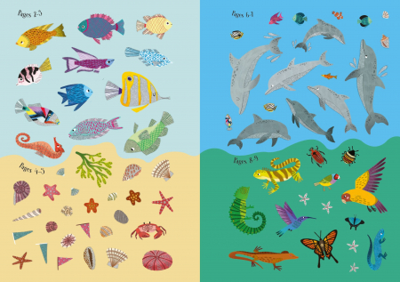 9781474968652 Usborne Sparkly Summer Sticker Book [1]