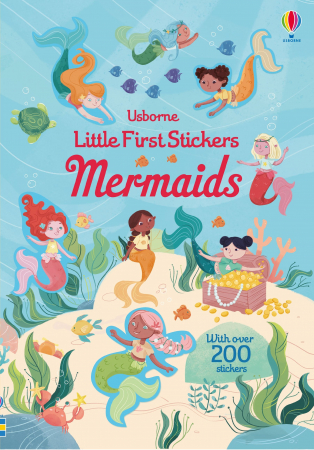 Vietuitoare marine, mari, oceane - 9781474968195 Usborne Little First Stickers Mermaids