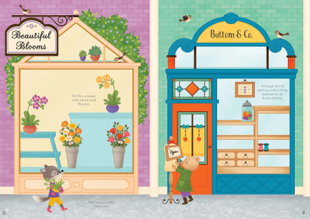 9781474951296 Usborne Little First Stickers Shops [3]