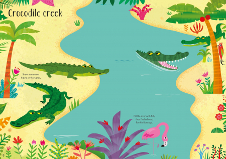 9781474964425 Usborne Little First Stickers Jungle [3]