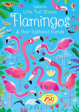 Pasari - 9781474971348 Usborne Little First Stickers Flamingos