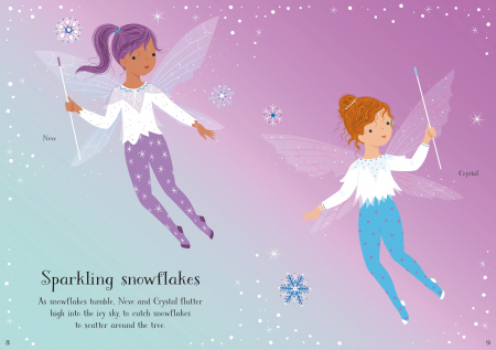 9781474999229 Usborne Little Sticker Dolly Dressing Christmas Fairy [5]